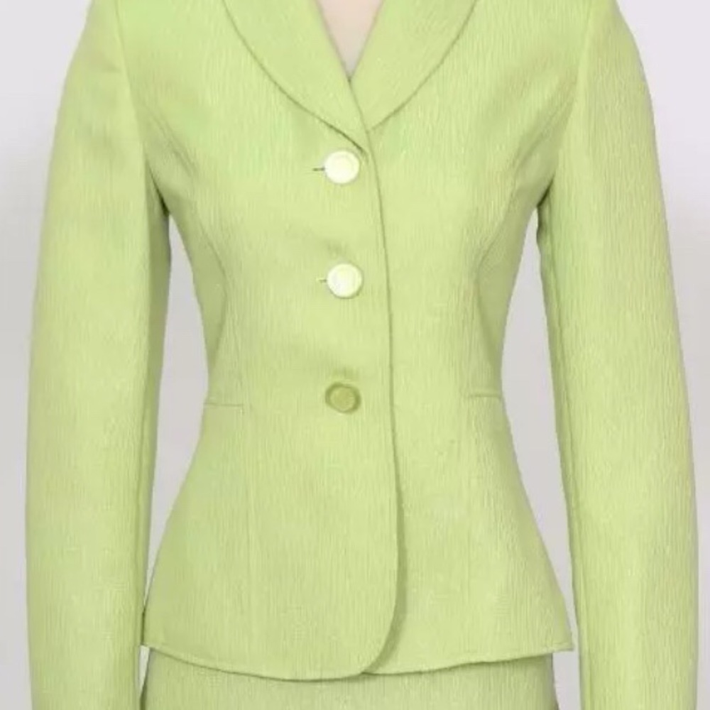 Lime Le Suit Skirt Set